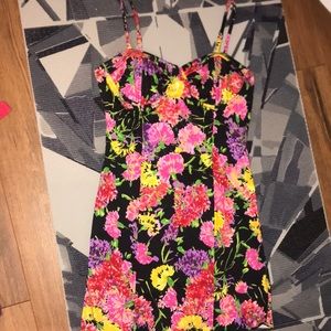 Floral print dress
